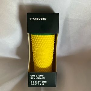 Starbucks Pineapple Studded Cup Key Chain Hawaii Exclusive